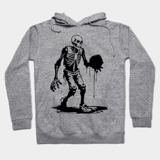 skeleton basketball player Hoodie